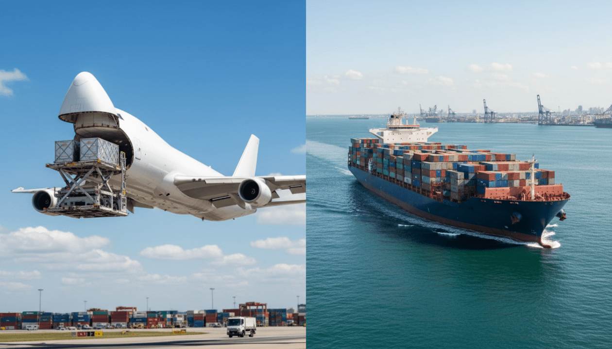 entdecken sie die vorteile von luftfracht und seefracht und erfahren sie, wann sich welcher transportweg für ihre versandbedürfnisse am besten eignet.