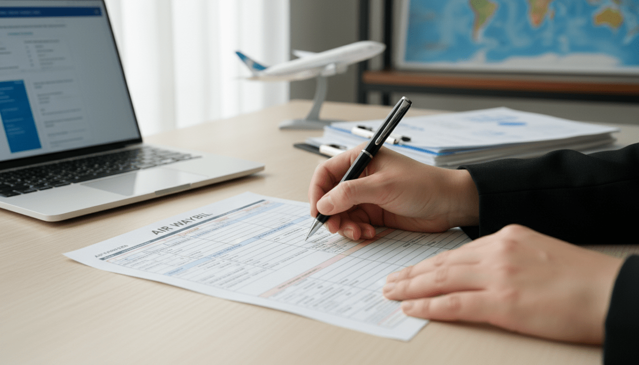 erfahren sie, wie sie den luftfrachtbrief (awb) korrekt ausfüllen. unsere schritt-für-schritt-anleitung mit beispiel hilft ihnen, fehler zu vermeiden und den versand effizient zu gestalten.