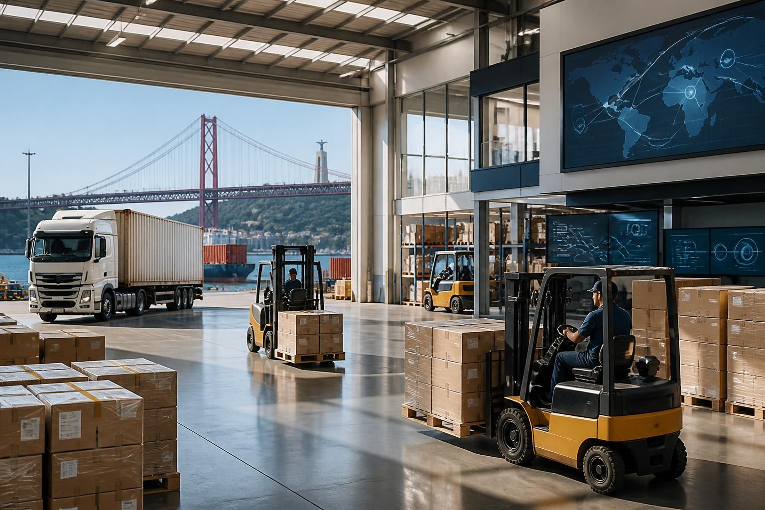 verfolgen sie ihre sendungen einfach und zuverlässig mit tap cargo tracking am lissabon-hub. echtzeit-updates für einen reibungslosen transport ihrer fracht.
