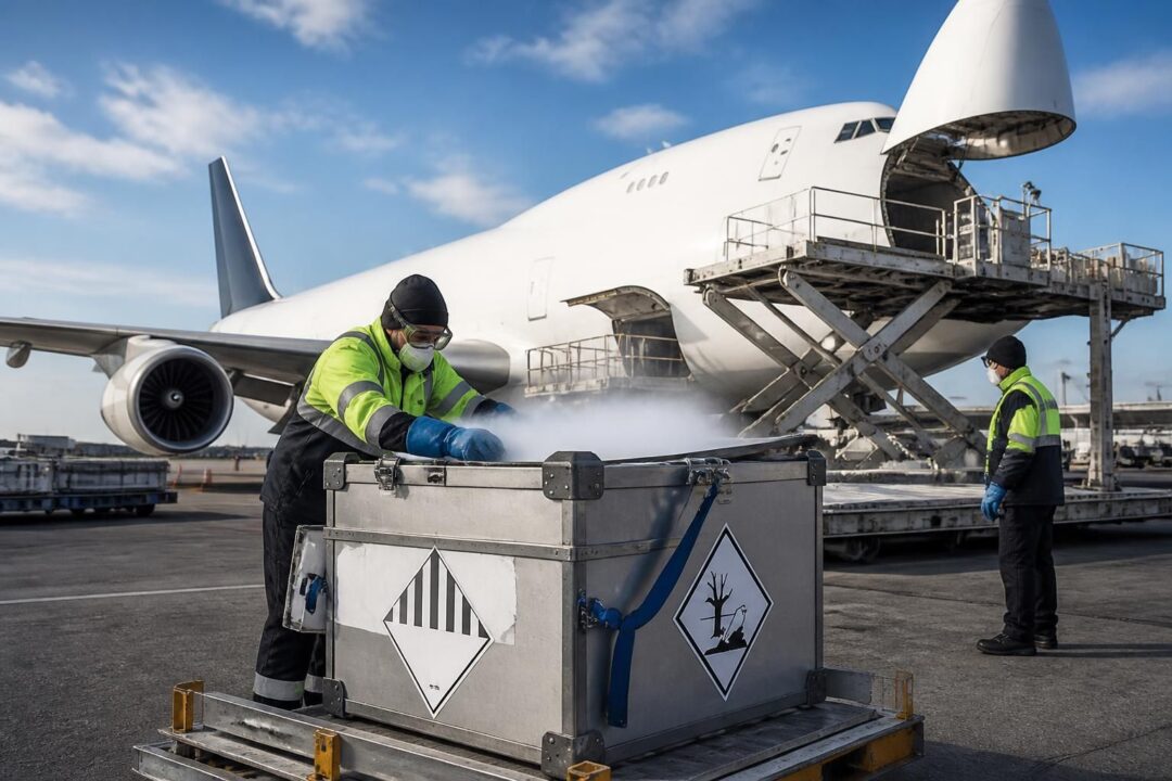 erfahren sie alles über die vorschriften und mengengrenzen für luftfracht mit trockeneis, um sichere und regelkonforme transporte zu gewährleisten.